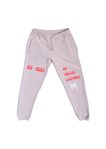 Red "Los Angeles Is Home" Sweatpants